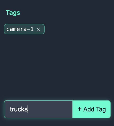 Adding tags to an image in Roboflow