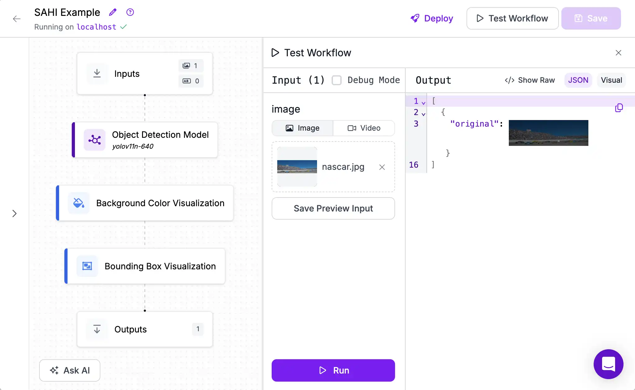 Testing Without SAHI